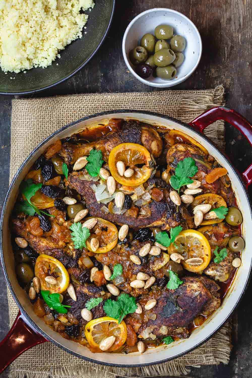 One-Pot Moroccan Chicken: Fall-Off-The-Bone Delicious & Easy